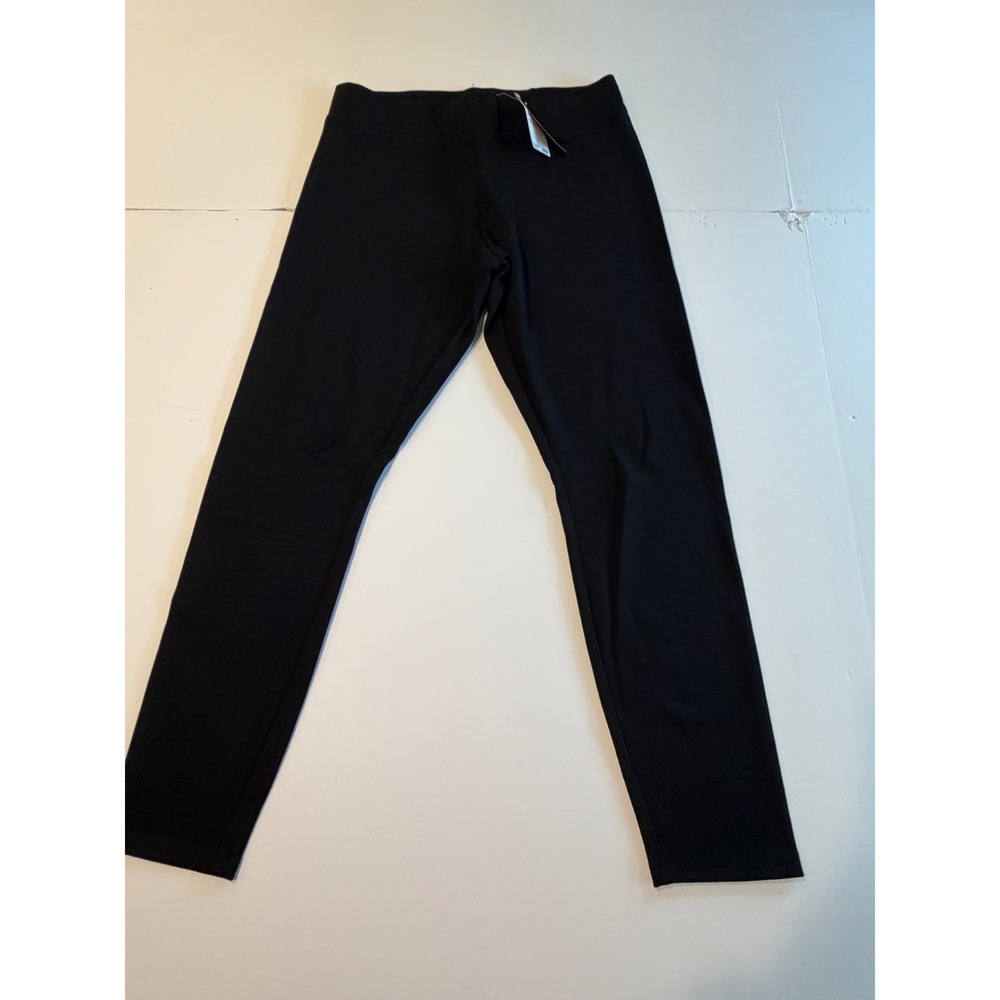 Premise Womens Black Stretch Knit Pull On Leggings Size M NWT